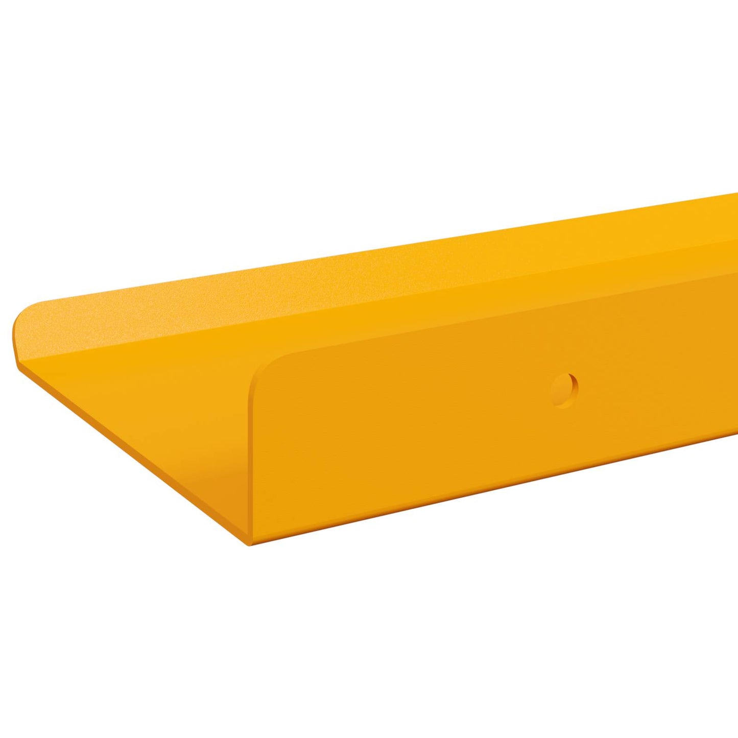 Floating Shelf 4 pcs Mustard Yellow 30 x 9 x 2.5 cm Steel