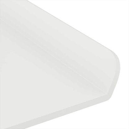 Floating Shelf Wall-mounted 2 pcs White 30 x 9 x 2.5 cm Steel