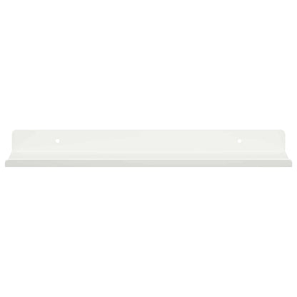 Floating Shelf Wall-mounted 2 pcs White 30 x 9 x 2.5 cm Steel