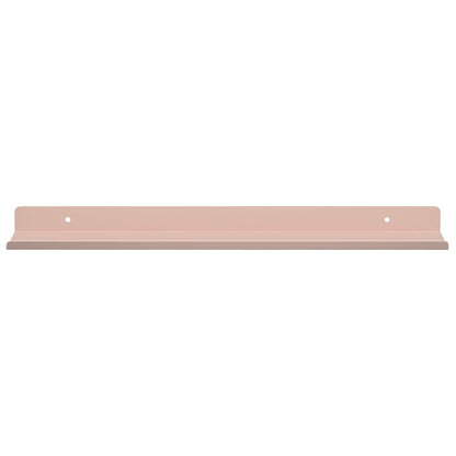 Floating Shelf Wall-mounted 2 pcs Pink 40 x 8.5 x 2.5 cm Steel