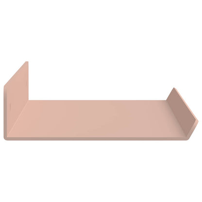 Floating Shelf Wall-mounted 4 pcs Pink 40 x 9 x 2.5 cm Steel