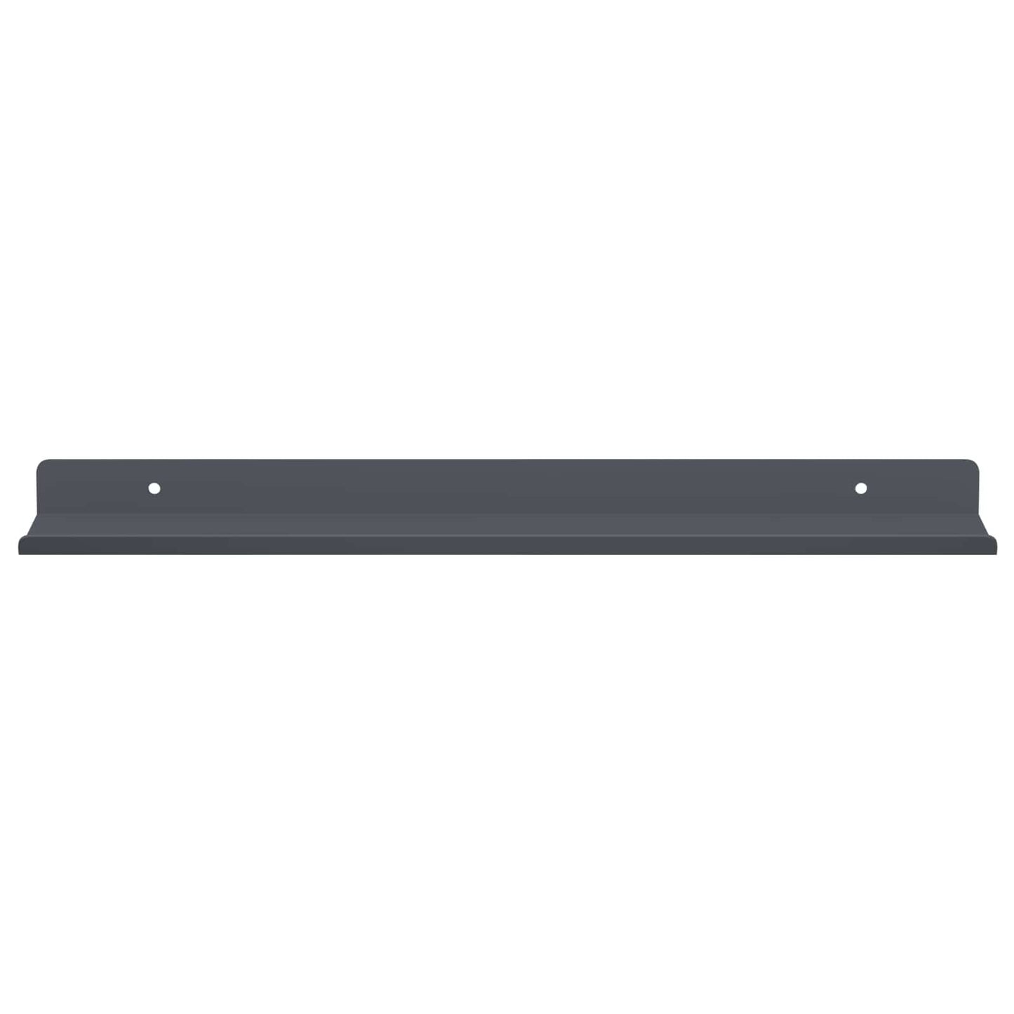 Floating Shelf 4 pcs Anthracite 40 x 8.5 x 2.5 cm Steel