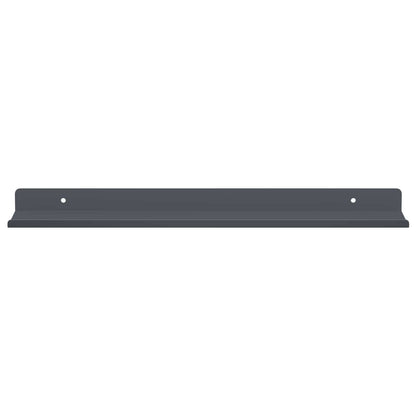 Floating Shelf 4 pcs Anthracite 40 x 8.5 x 2.5 cm Steel