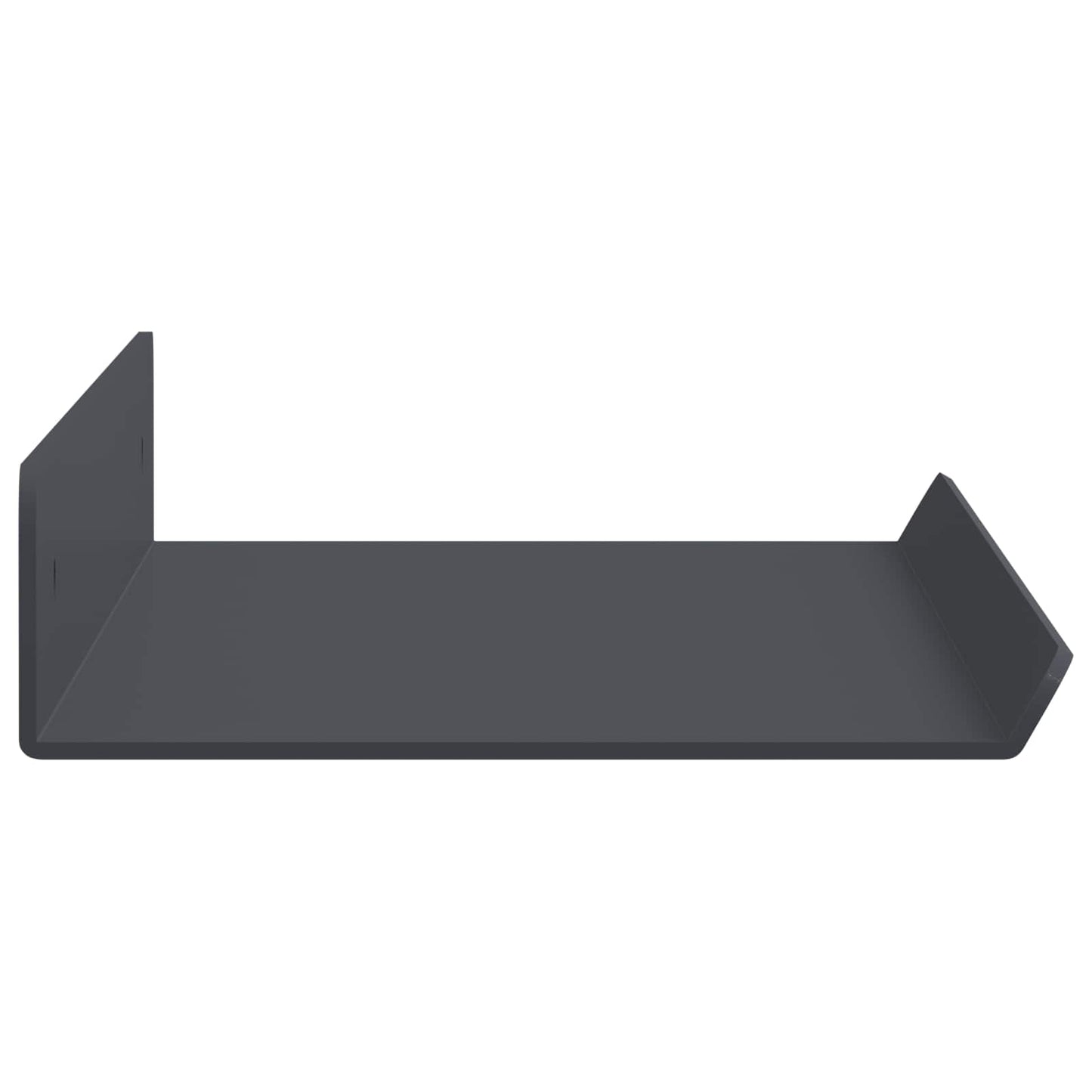 Floating Shelf 4 pcs Anthracite 40 x 8.5 x 2.5 cm Steel
