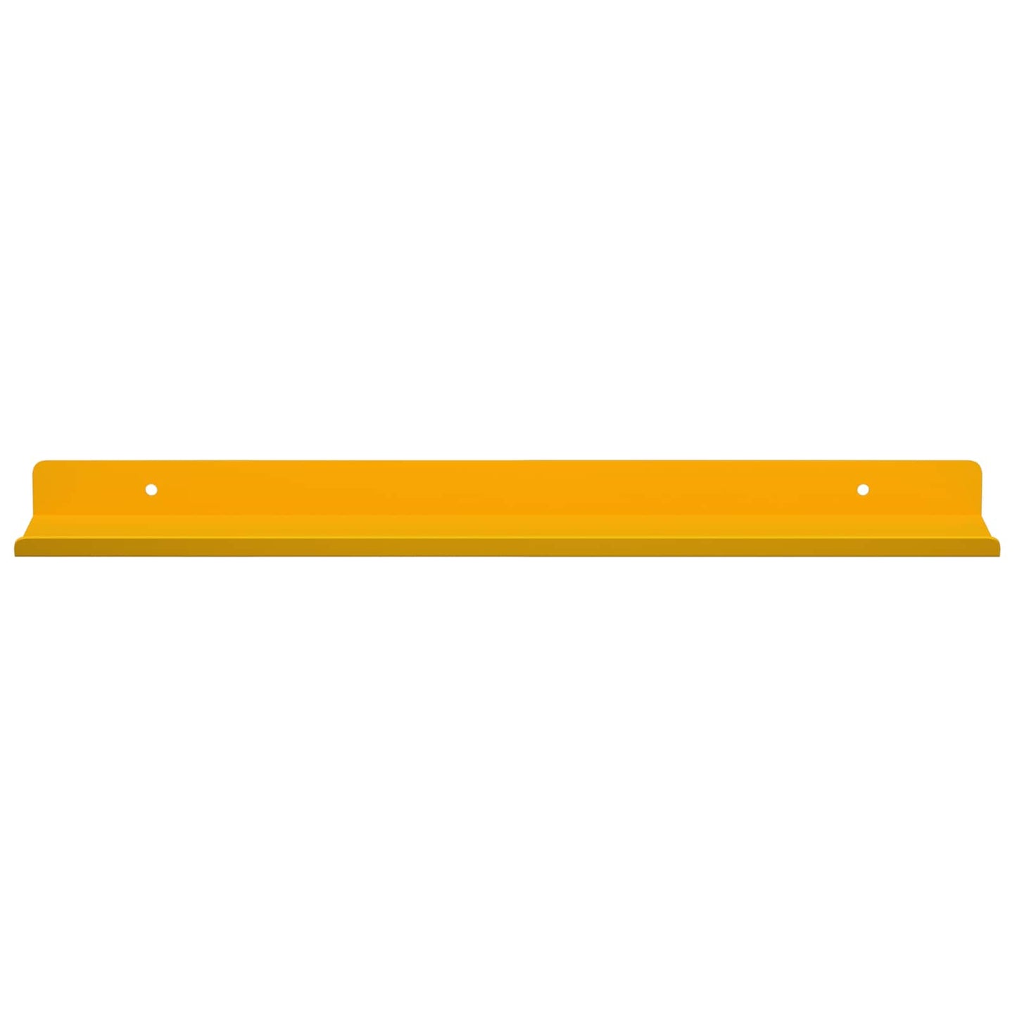 Floating Shelf 2 pcs Mustard Yellow 40 x 8.5 x 2.5 cm Steel