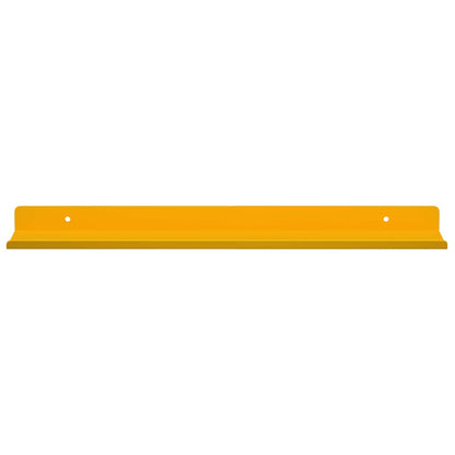 Floating Shelf 4 pcs Mustard Yellow 40 x 8.5 x 2.5 cm Steel
