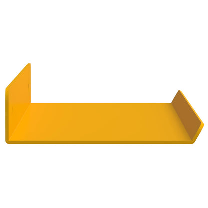 Floating Shelf 4 pcs Mustard Yellow 40 x 8.5 x 2.5 cm Steel