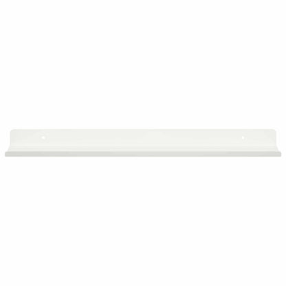 Floating Shelf Wall-mounted 2 pcs White 40 x 8.5 x 2.5 cm Steel
