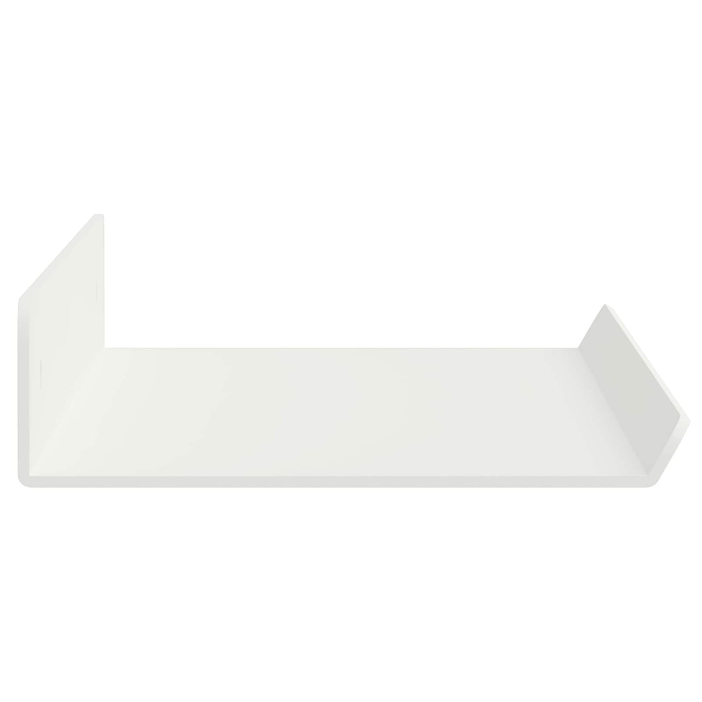 Floating Shelf Wall-mounted 2 pcs White 40 x 8.5 x 2.5 cm Steel