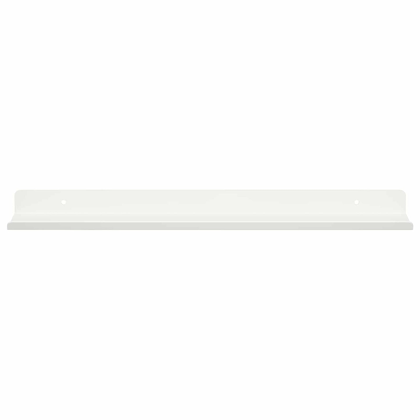Floating Shelf Wall-mounted 4 pcs White 40 x 8.5 x 2.5 cm Steel