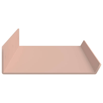Floating Shelf Wall-mounted 2 pcs Pink 60 x 8.5 x 2.5 cm Steel