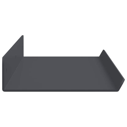 Floating Shelf 2 pcs Anthracite 60 x 8.5 x 2.5 cm Steel