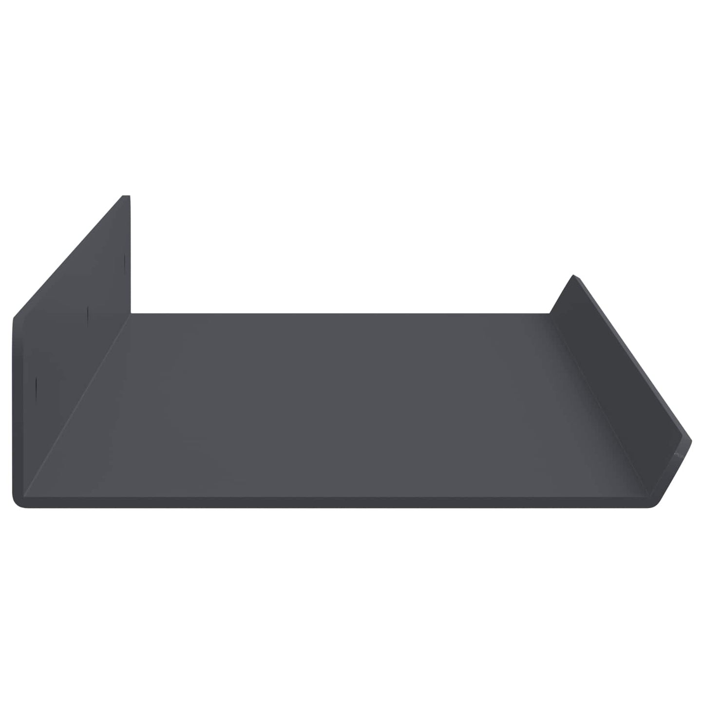 Floating Shelf 4 pcs Anthracite 60 x 8.5 x 2.5 cm Steel