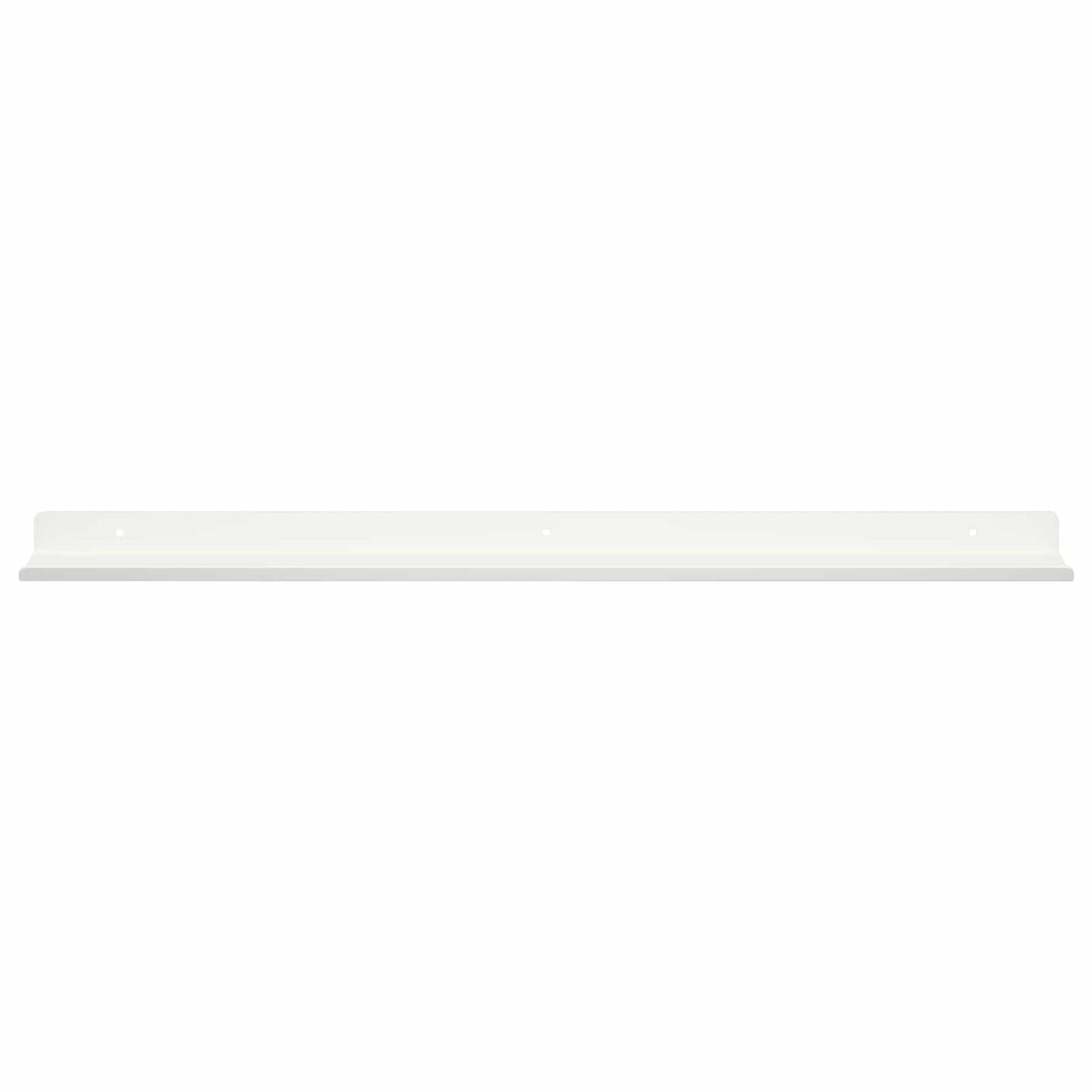 Floating Shelf Wall-mounted 2 pcs White 60 x 9 x 2.5 cm Steel