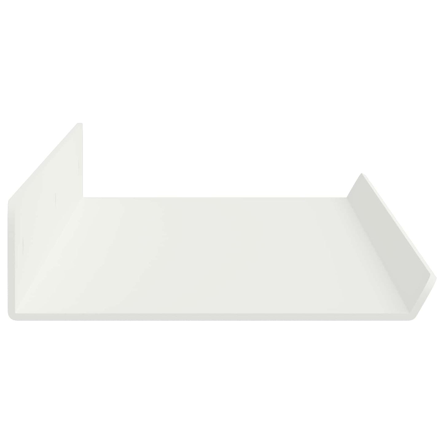 Floating Shelf Wall-mounted 4 pcs White 60 x 9 x 2.5 cm Steel