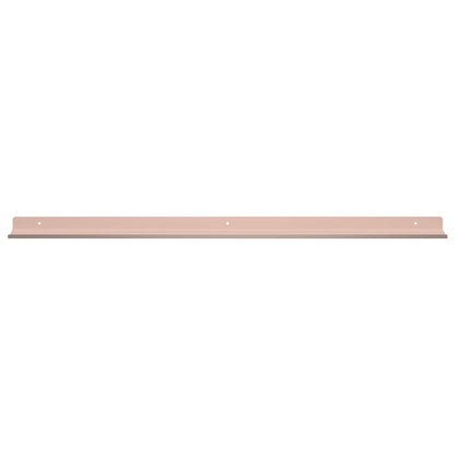 Floating Shelf Wall-mounted 4 pcs Pink 80 x 9 x 2.5 cm Steel