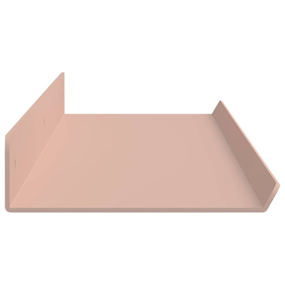 Floating Shelf Wall-mounted 4 pcs Pink 80 x 9 x 2.5 cm Steel