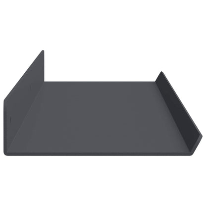 Floating Shelf 4 pcs Anthracite 80 x 9 x 2.5 cm Steel
