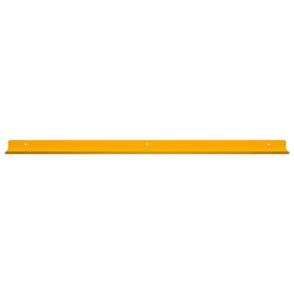 Floating Shelf 2 pcs Mustard Yellow 80 x 9 x 2.5 cm Steel