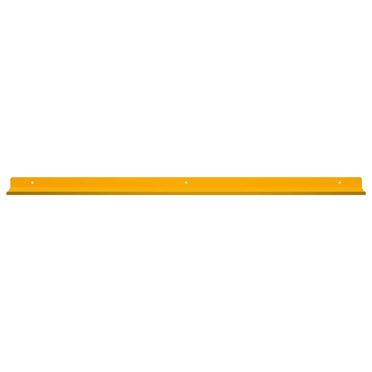 Floating Shelf 2 pcs Mustard Yellow 80 x 9 x 2.5 cm Steel