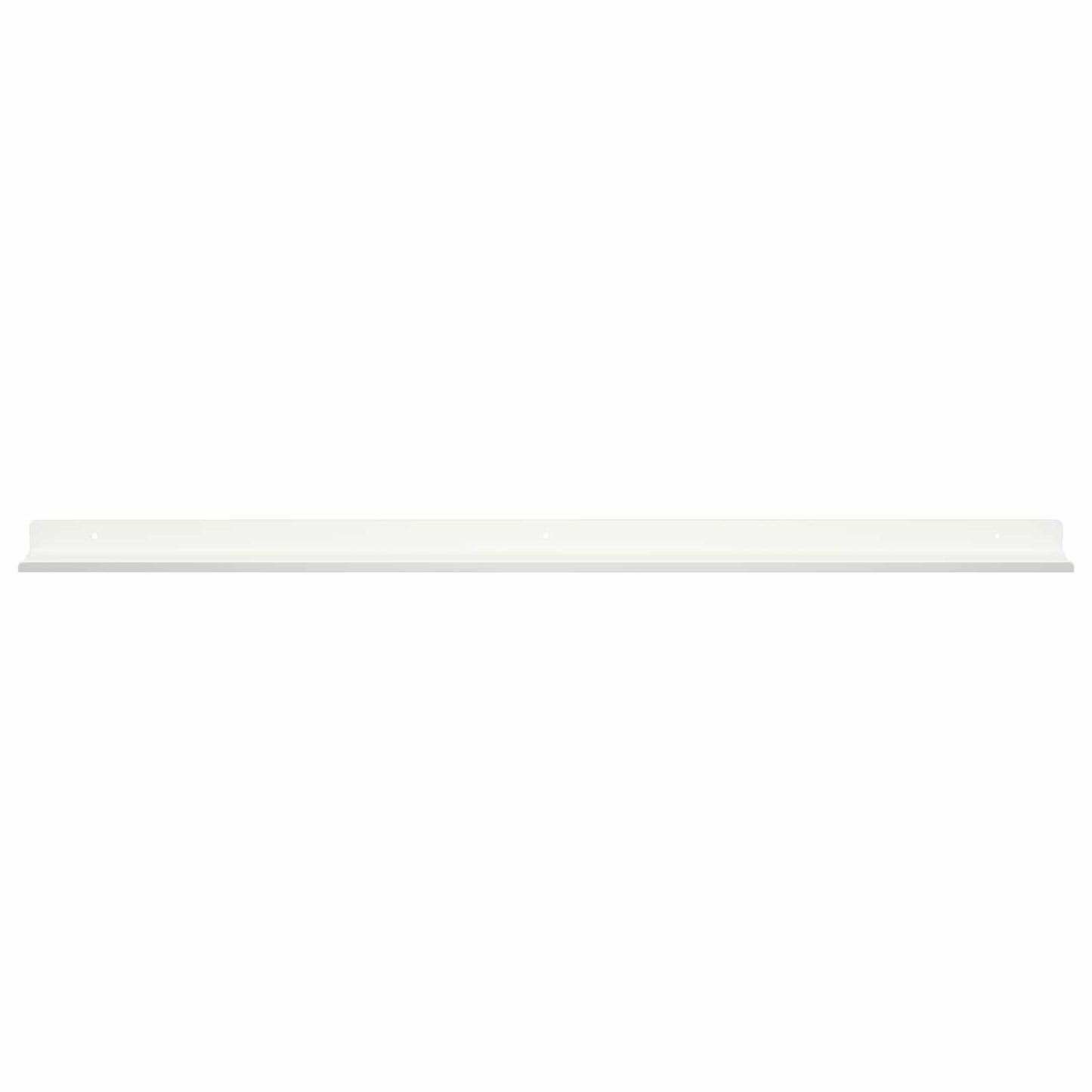 Floating Shelf Wall-mounted 2 pcs White 80 x 9 x 2.5 cm Steel