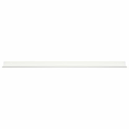 Floating Shelf Wall-mounted 2 pcs White 80 x 9 x 2.5 cm Steel