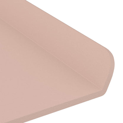 Floating Shelf Wall-mounted 2 pcs Pink 100 x 9 x 2.5 cm Steel