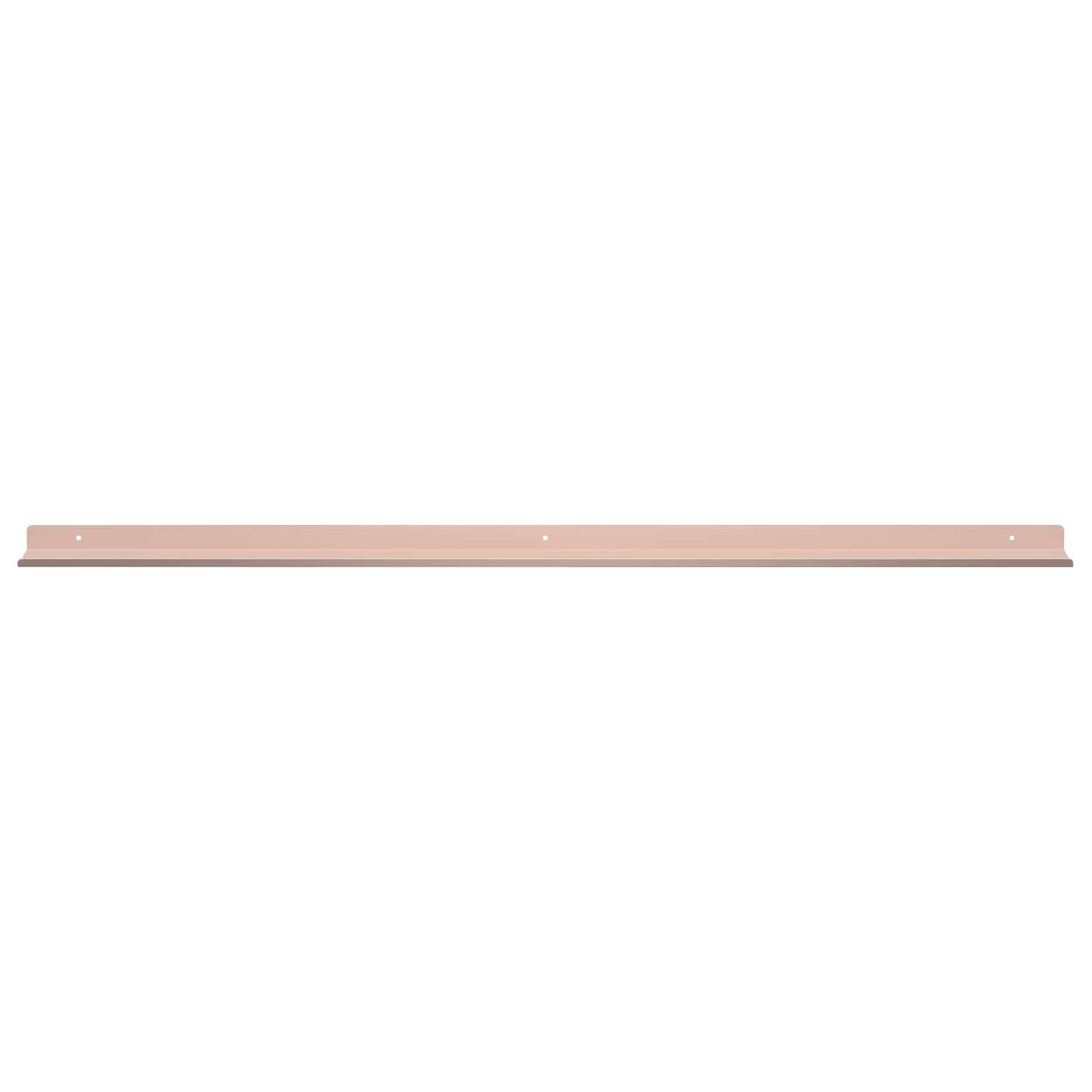 Floating Shelf Wall-mounted 2 pcs Pink 100 x 9 x 2.5 cm Steel