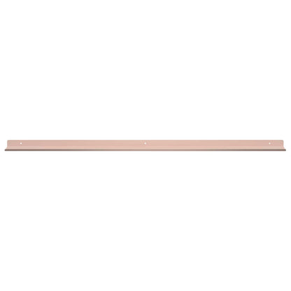 Floating Shelf Wall-mounted 2 pcs Pink 100 x 9 x 2.5 cm Steel