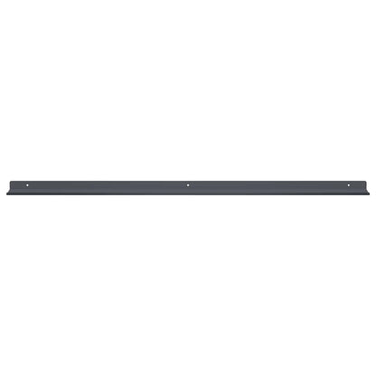 Floating Shelf 2 pcs Anthracite 100 x 9 x 2.5 cm Steel
