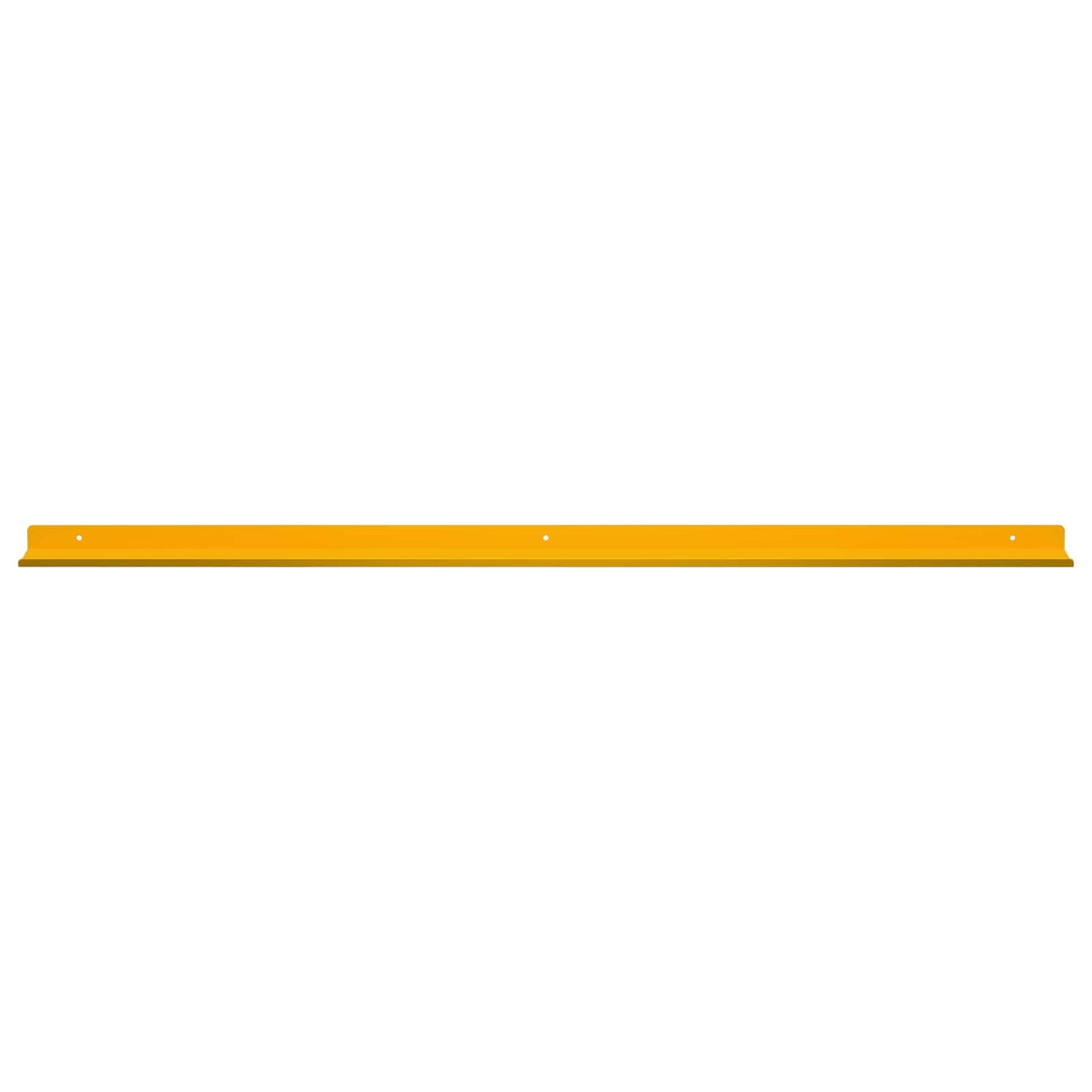 Floating Shelf 2 pcs Mustard Yellow 100 x 9 x 2.5 cm Steel