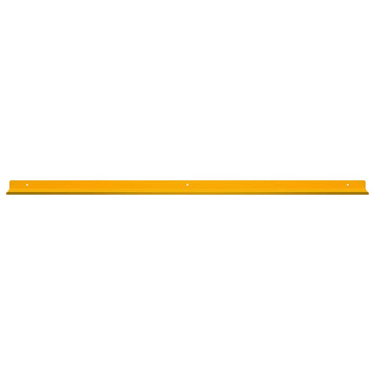 Floating Shelf 2 pcs Mustard Yellow 100 x 9 x 2.5 cm Steel