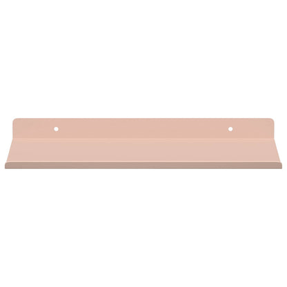 Floating Shelf Wall-mounted 4 pcs Pink 30 x 18 x 2.5 cm Steel