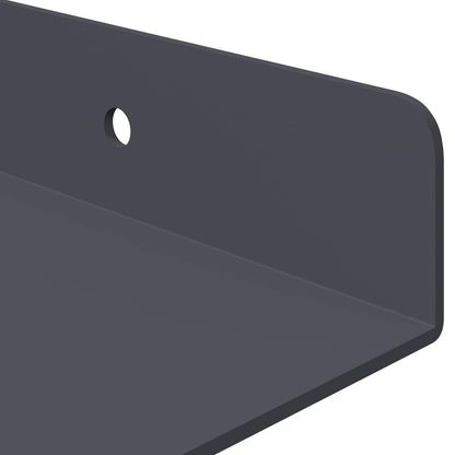 Floating Shelf 2 pcs Anthracite 30 x 18 x 2.5 cm Steel