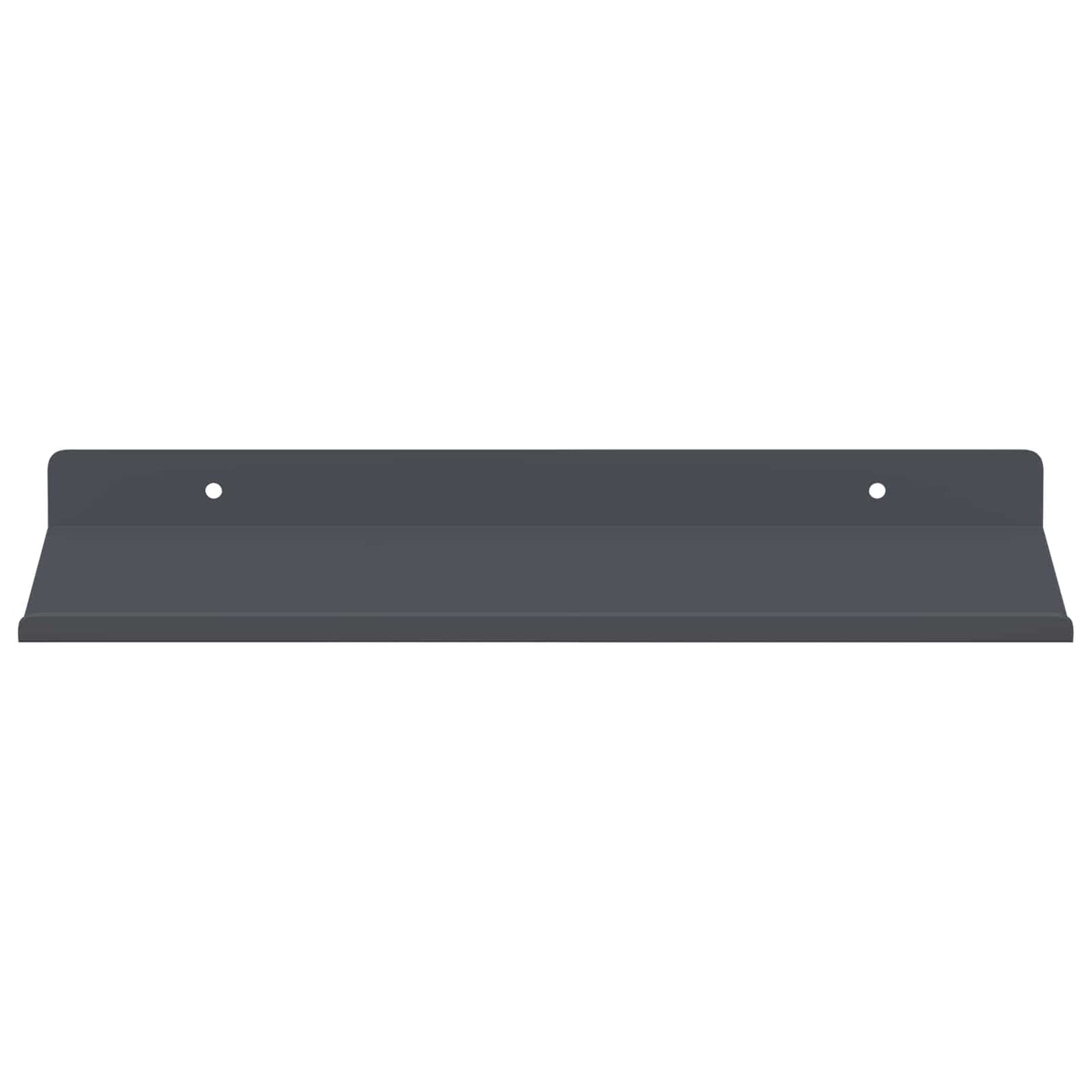 Floating Shelf 2 pcs Anthracite 30 x 18 x 2.5 cm Steel