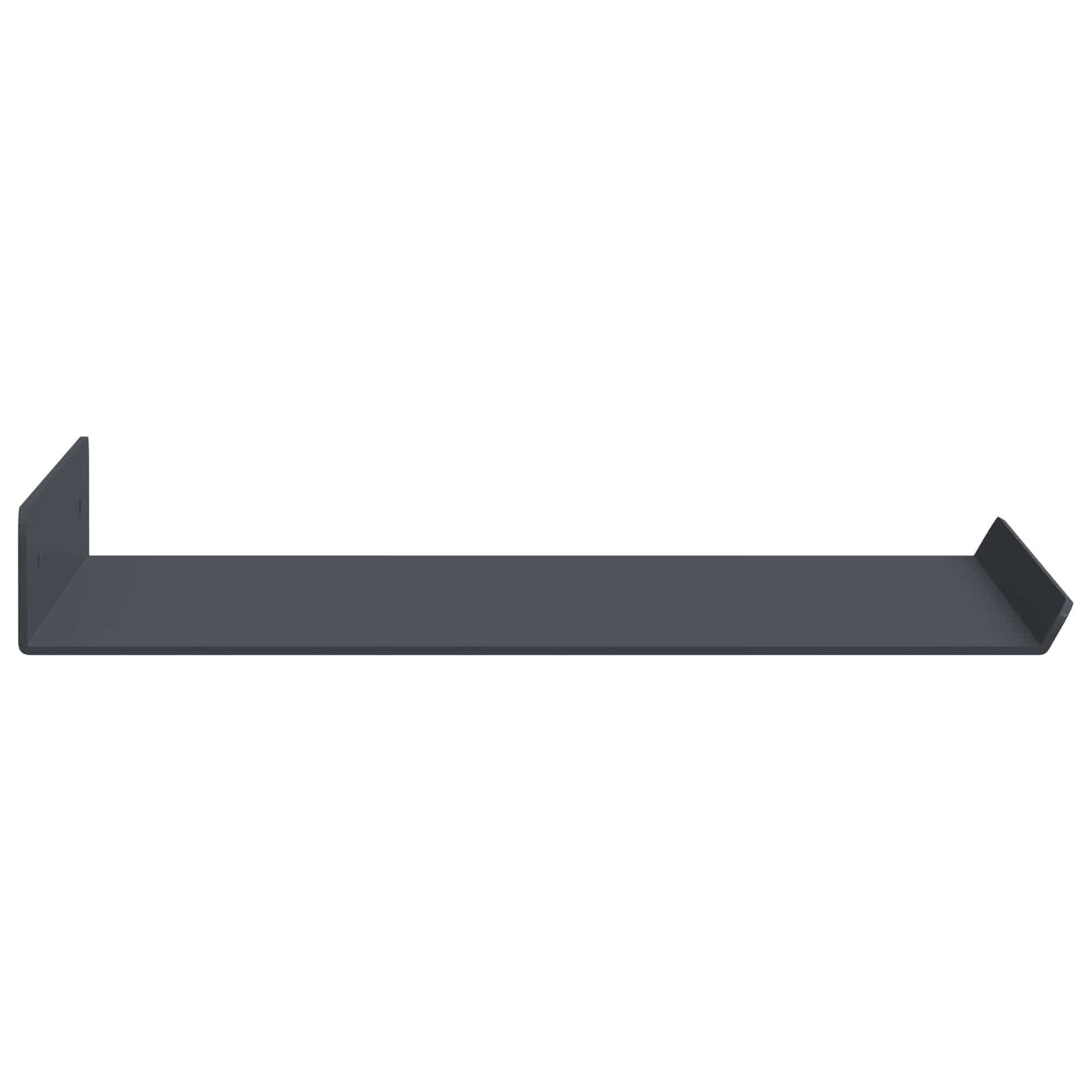 Floating Shelf 2 pcs Anthracite 30 x 18 x 2.5 cm Steel