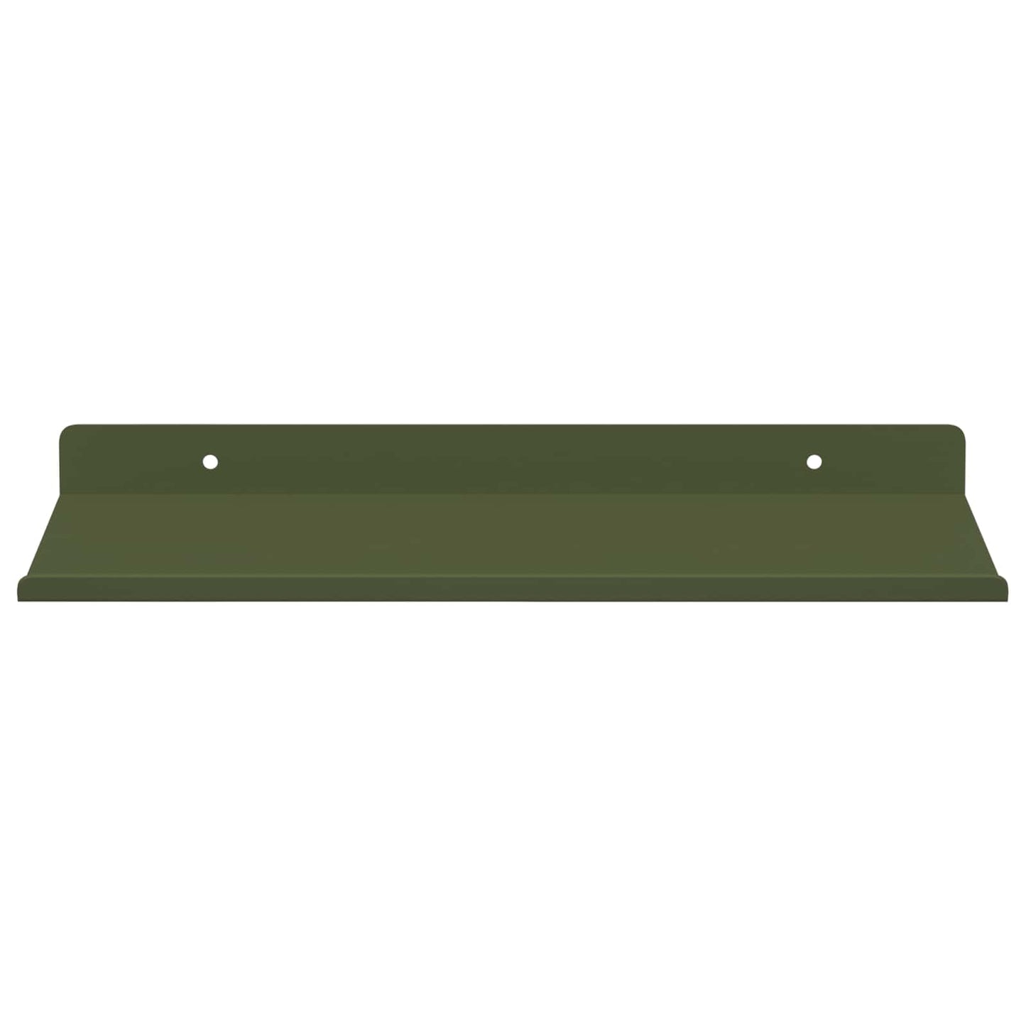 Floating Shelf 4 pcs Olive Green 30 x 18 x 2.5 cm Steel