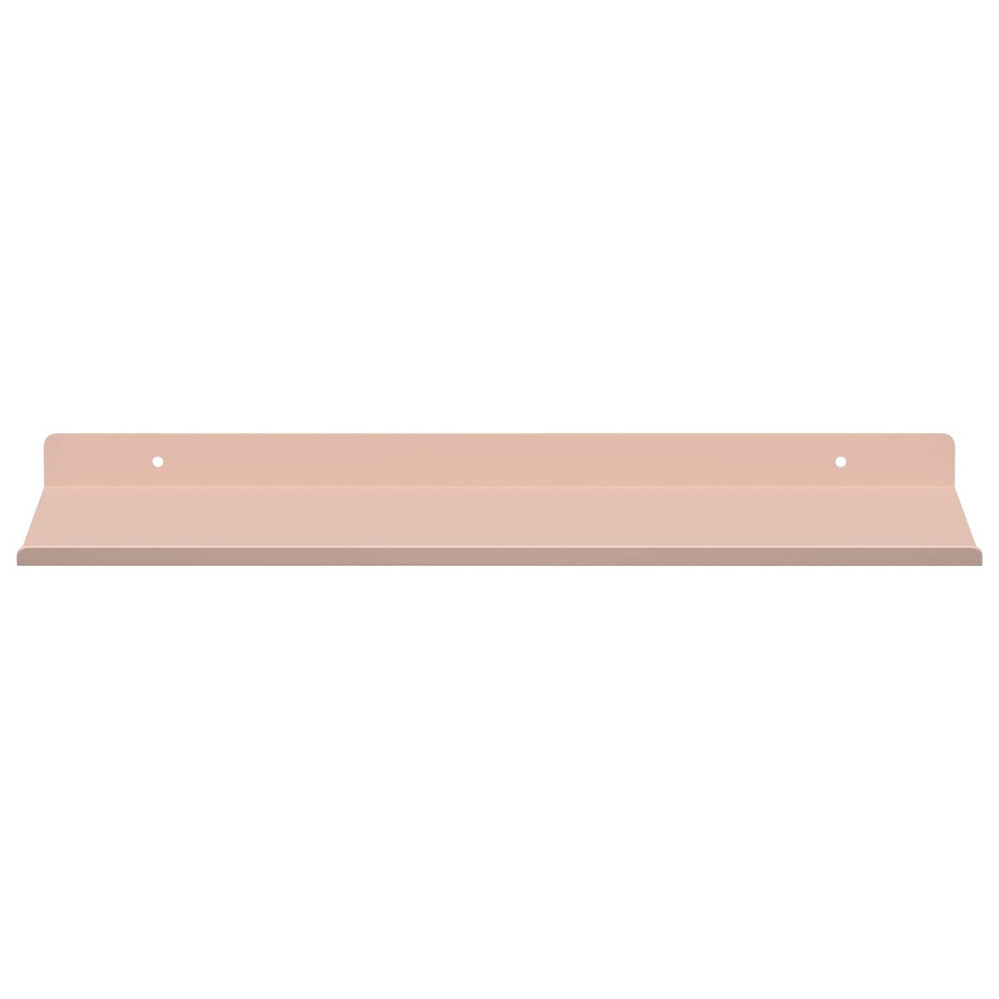 Floating Shelf Wall-mounted 2 pcs Pink 40 x 18 x 2.5 cm Steel