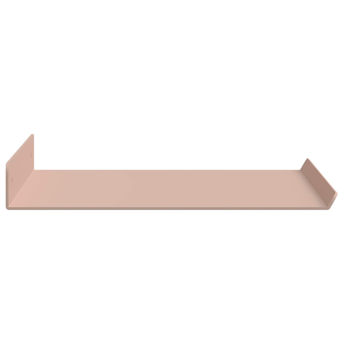 Floating Shelf Wall-mounted 2 pcs Pink 40 x 18 x 2.5 cm Steel