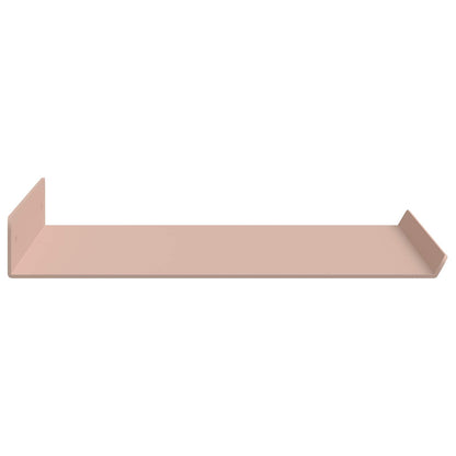 Floating Shelf Wall-mounted 4 pcs Pink 40 x 18 x 2.5 cm Steel