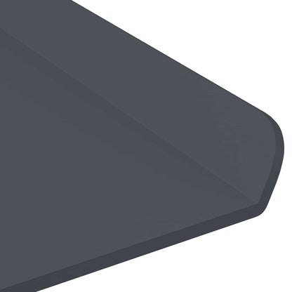 Floating Shelf 2 pcs Anthracite 40 x 18 x 2.5 cm Steel