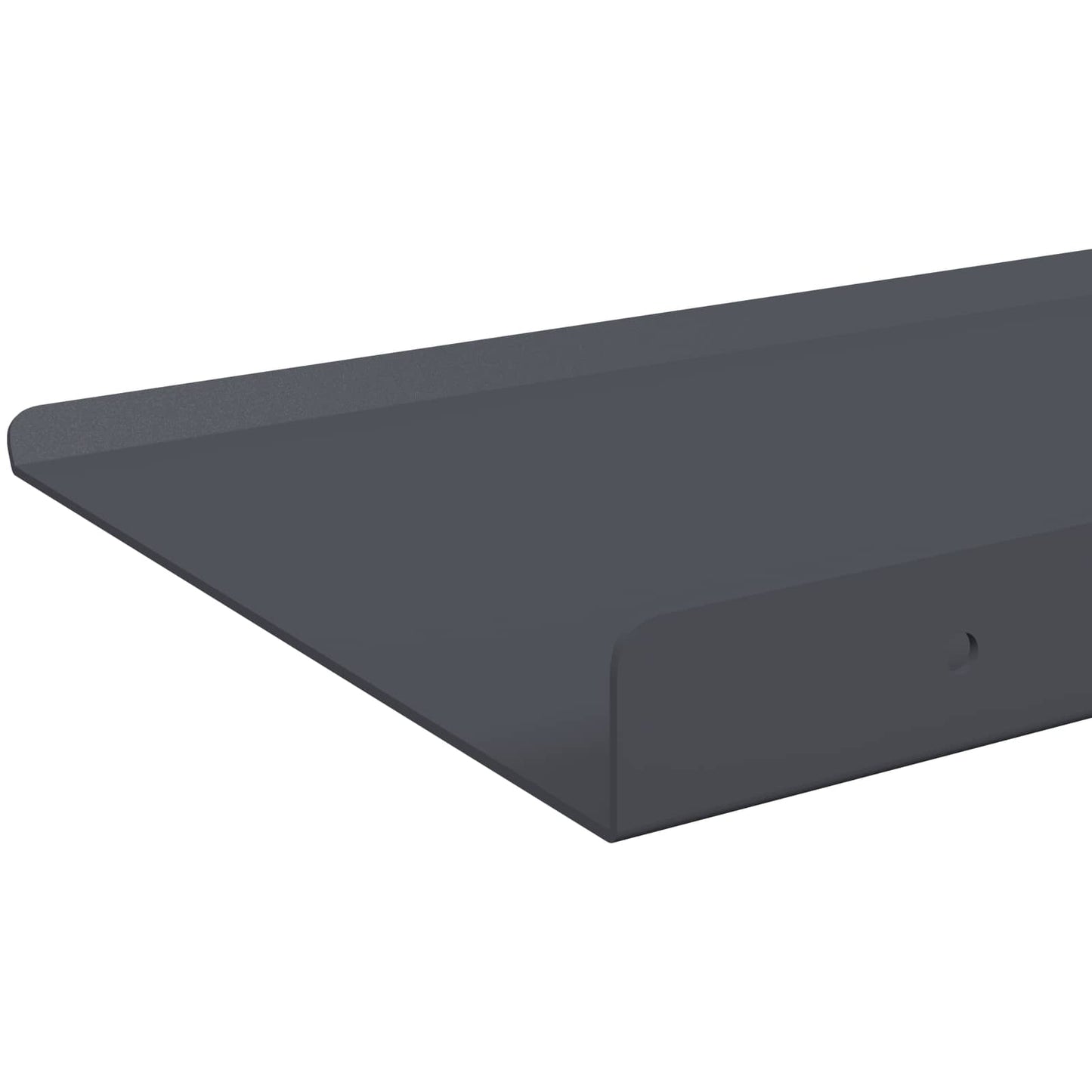 Floating Shelf 4 pcs Anthracite 40 x 18 x 2.5 cm Steel
