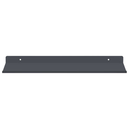 Floating Shelf 4 pcs Anthracite 40 x 18 x 2.5 cm Steel