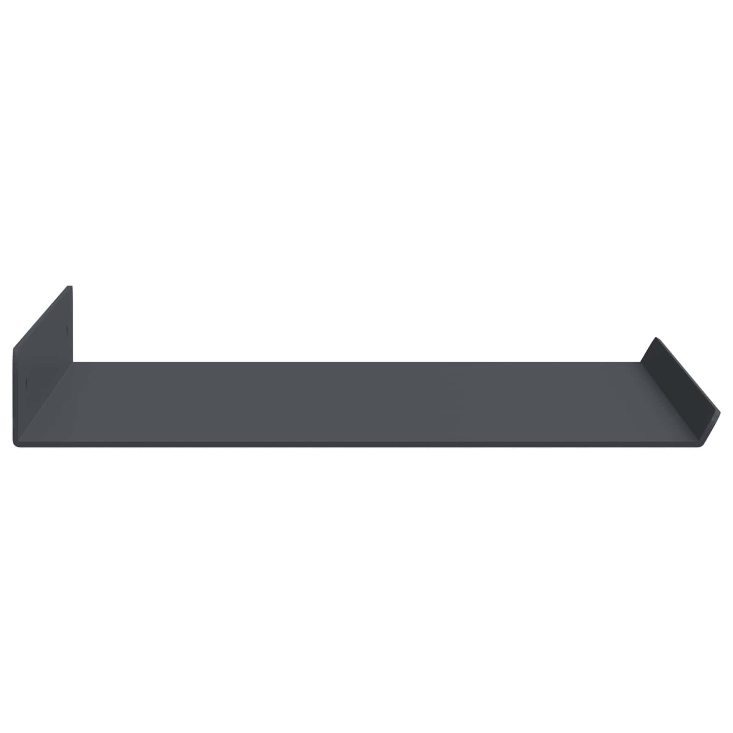 Floating Shelf 4 pcs Anthracite 40 x 18 x 2.5 cm Steel