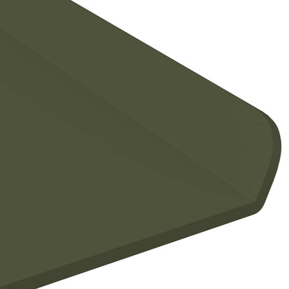 Floating Shelf 2 pcs Olive Green 40 x 18 x 2.5 cm Steel