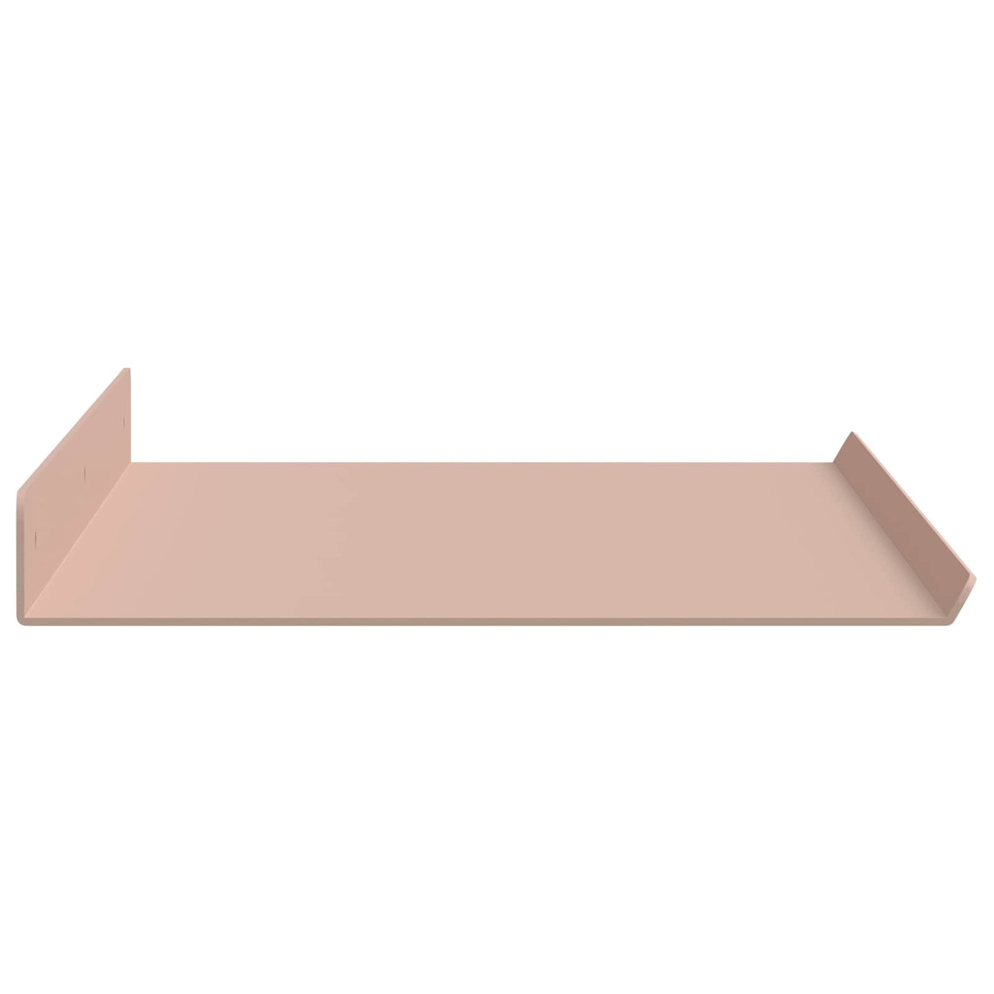 Floating Shelf Wall-mounted 4 pcs Pink 60 x 18 x 2.5 cm Steel
