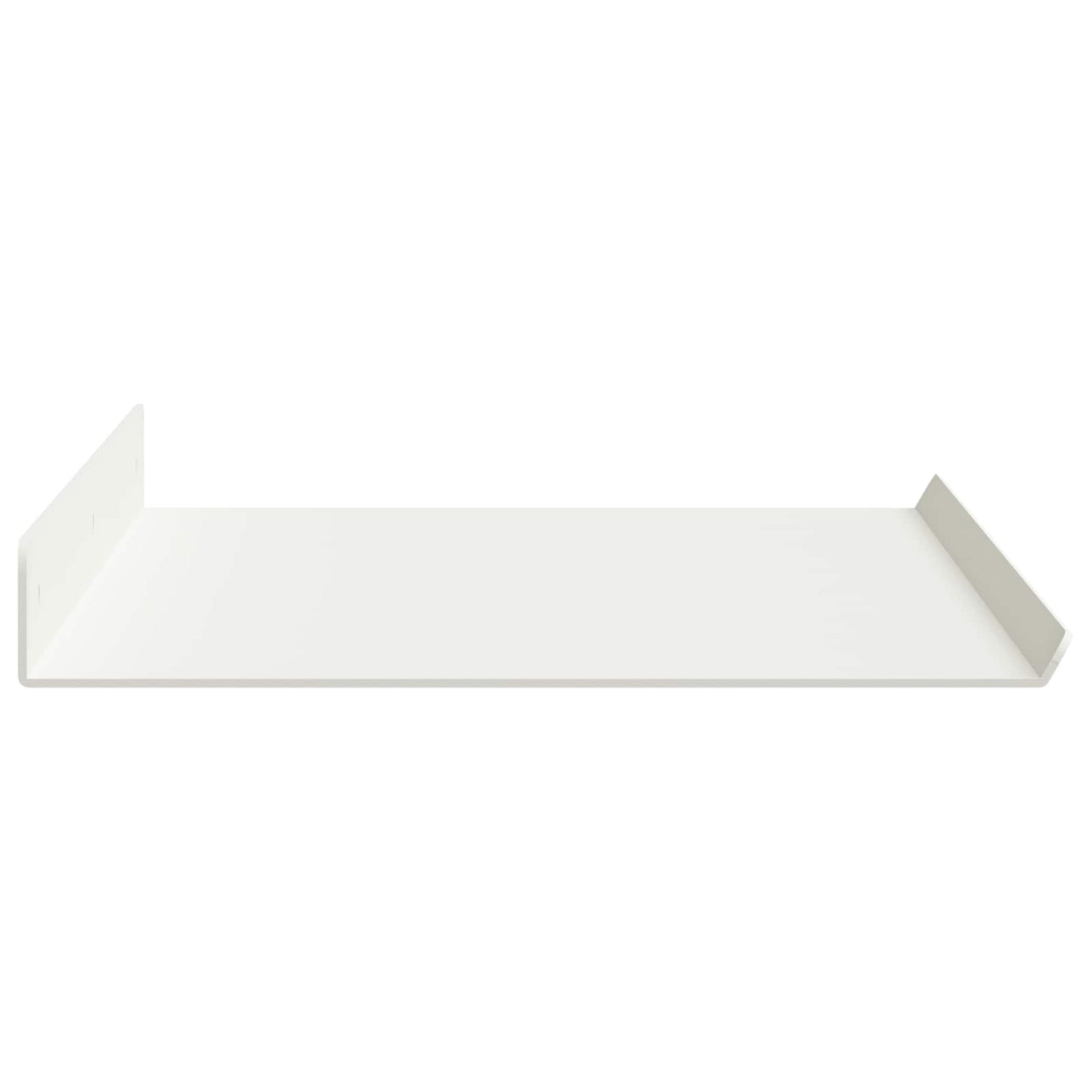 Floating Shelf Wall-mounted 4 pcs White 60 x 18 x 2.5 cm Steel