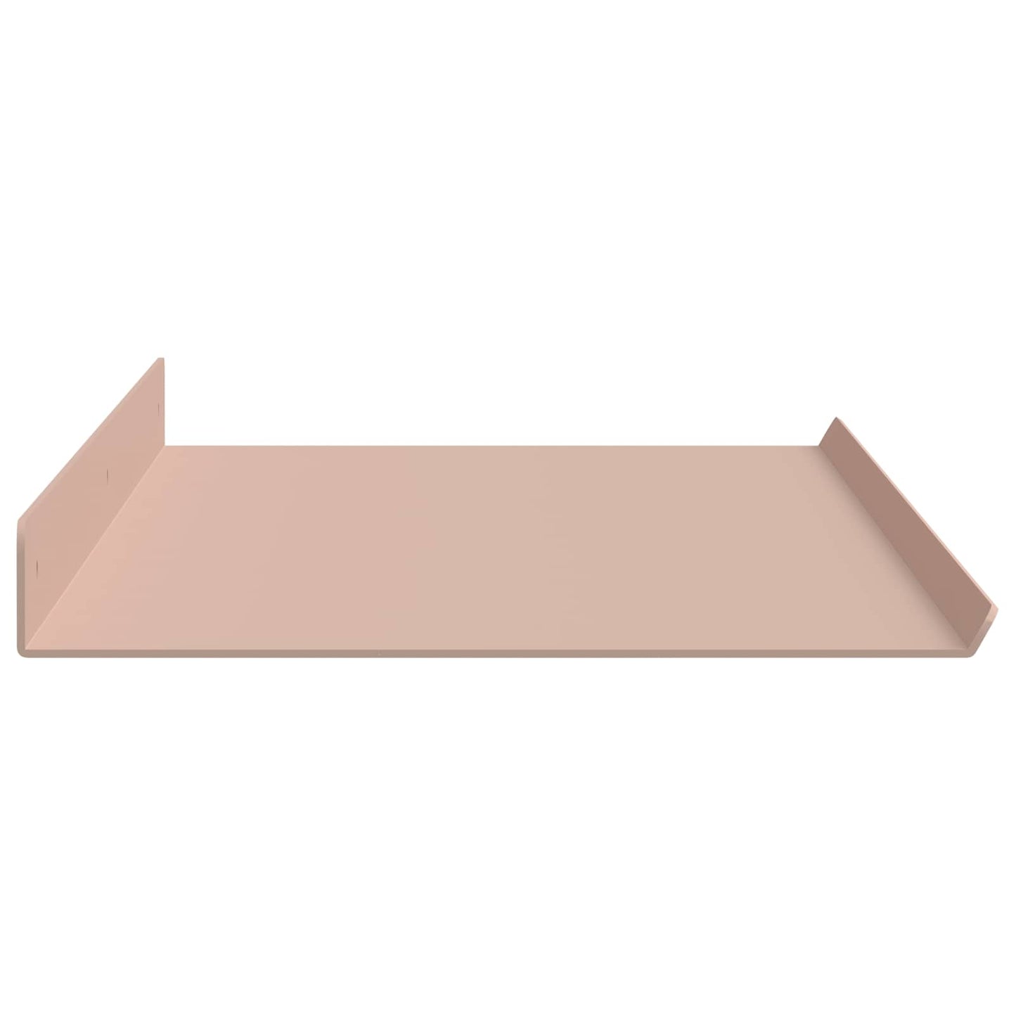 Floating Shelf Wall-mounted 2 pcs Pink 80 x 18 x 2.5 cm Steel
