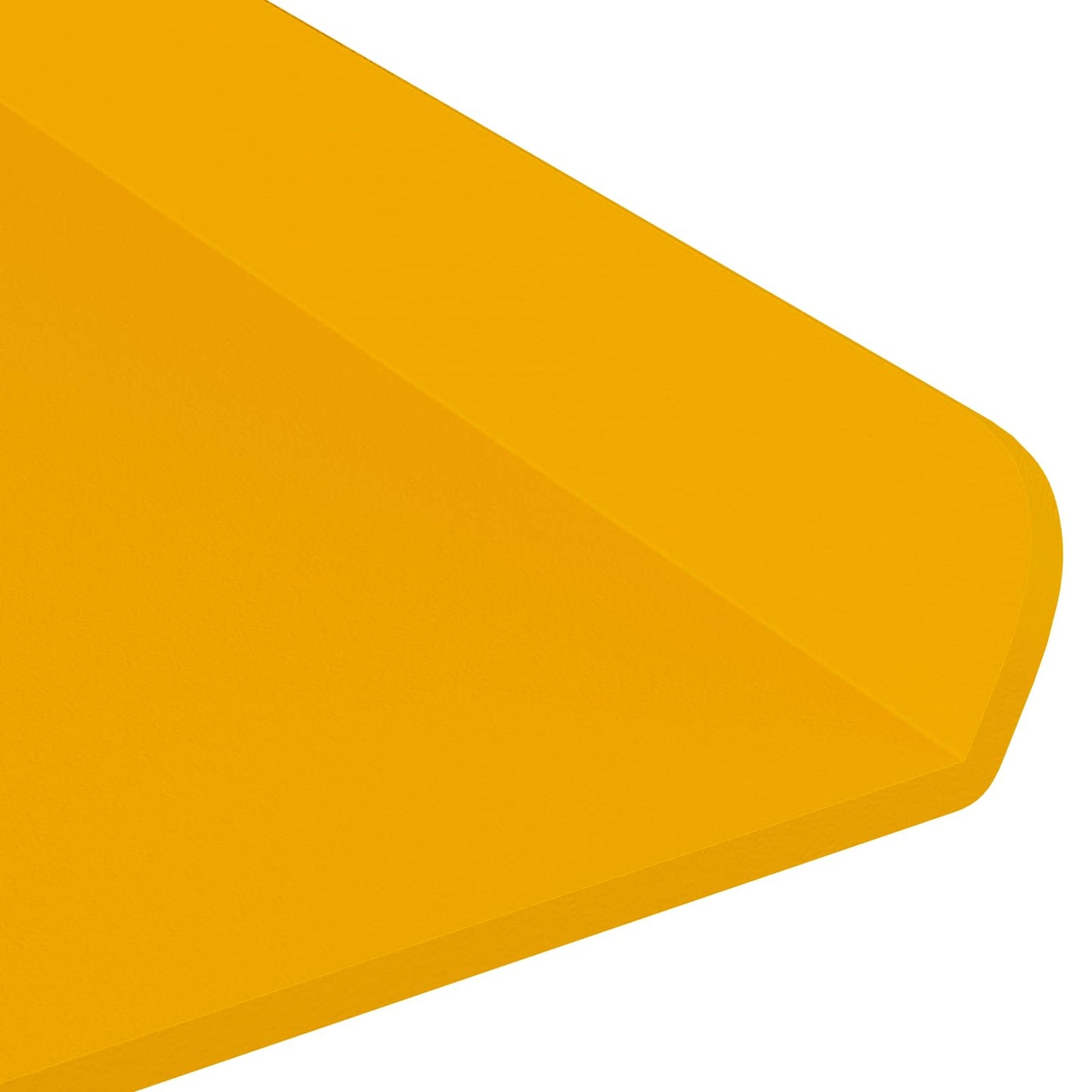Floating Shelf 4 pcs Mustard Yellow 80 x 18 x 2.5 cm Steel