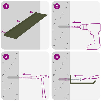 Floating Shelf 2 pcs Olive Green 80 x 18 x 2.5 cm Steel
